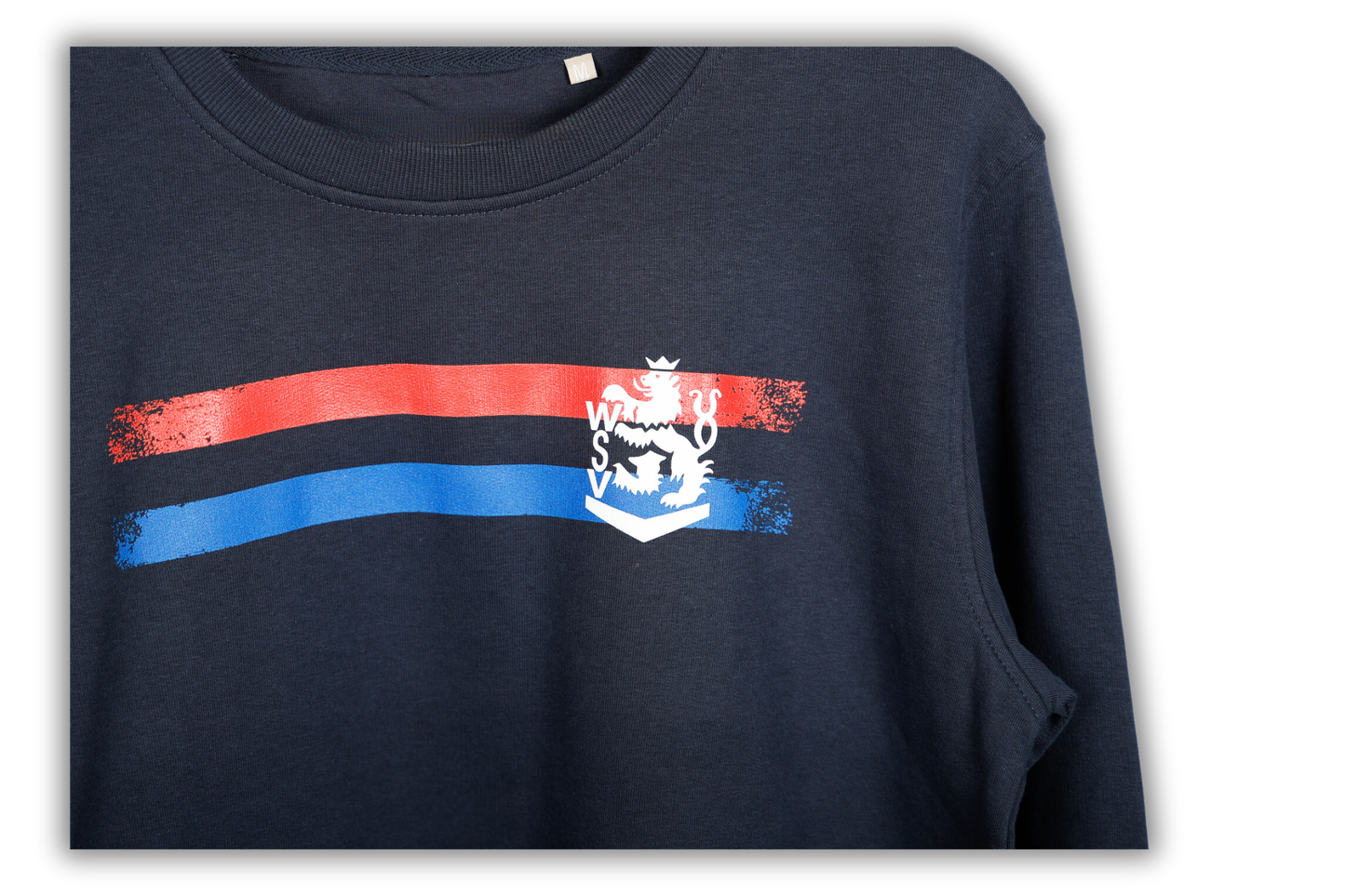 Streifen Unisex Sweatshirt / Navy