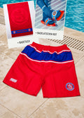 Sommer-Bundle mit roten Badelatschen