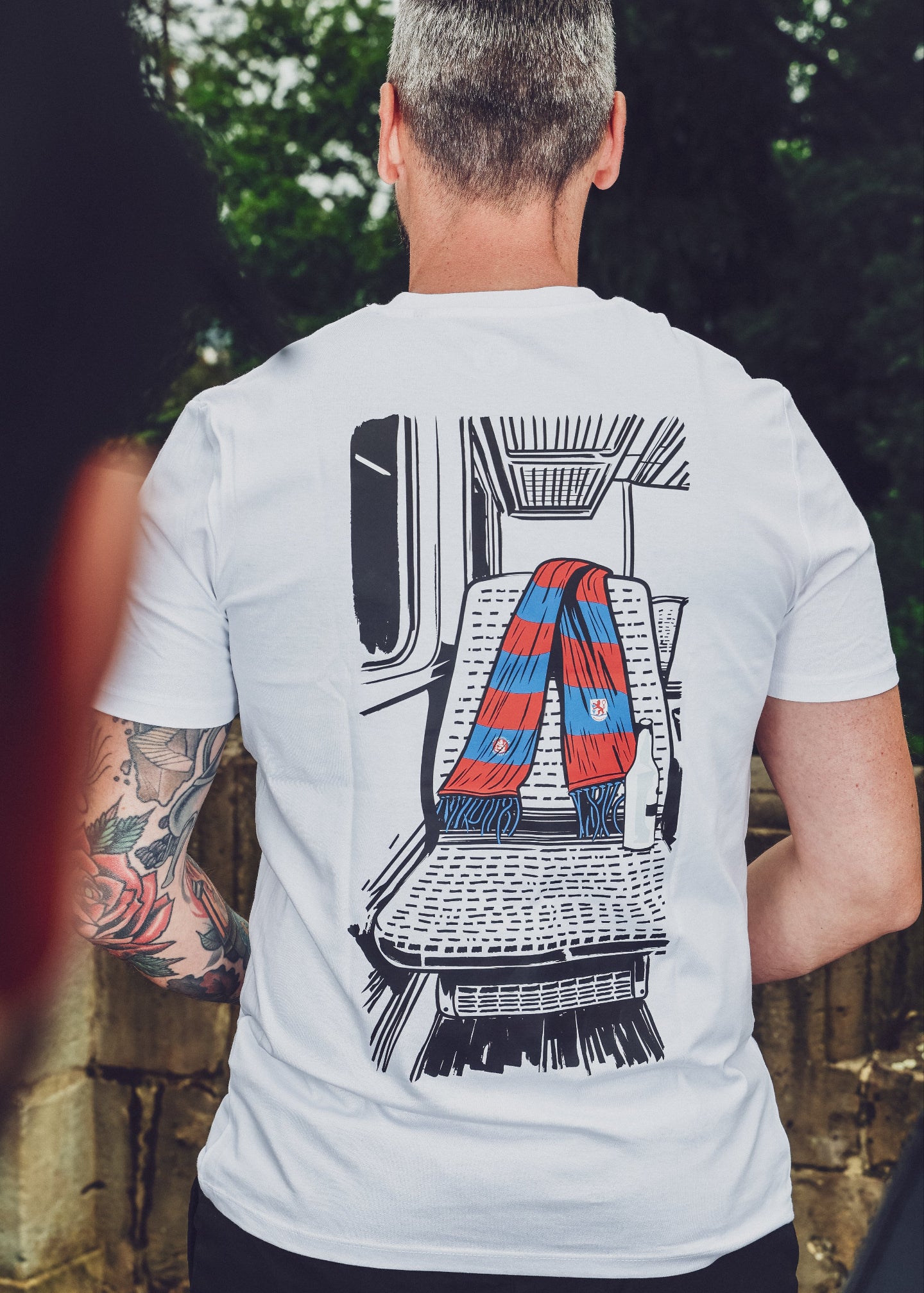 T-Shirt "Bis an's Ende der Welt"
