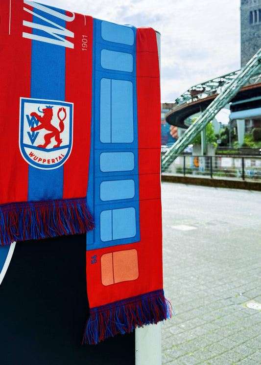 Seidenschal "Wuppertaler Schwebebahn"
