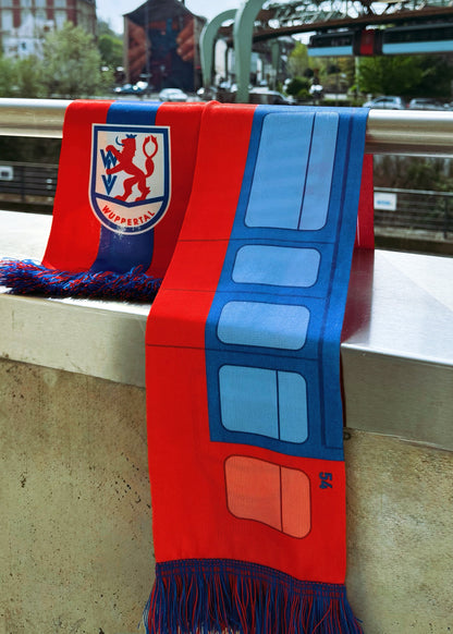 Seidenschal "Wuppertaler Schwebebahn"