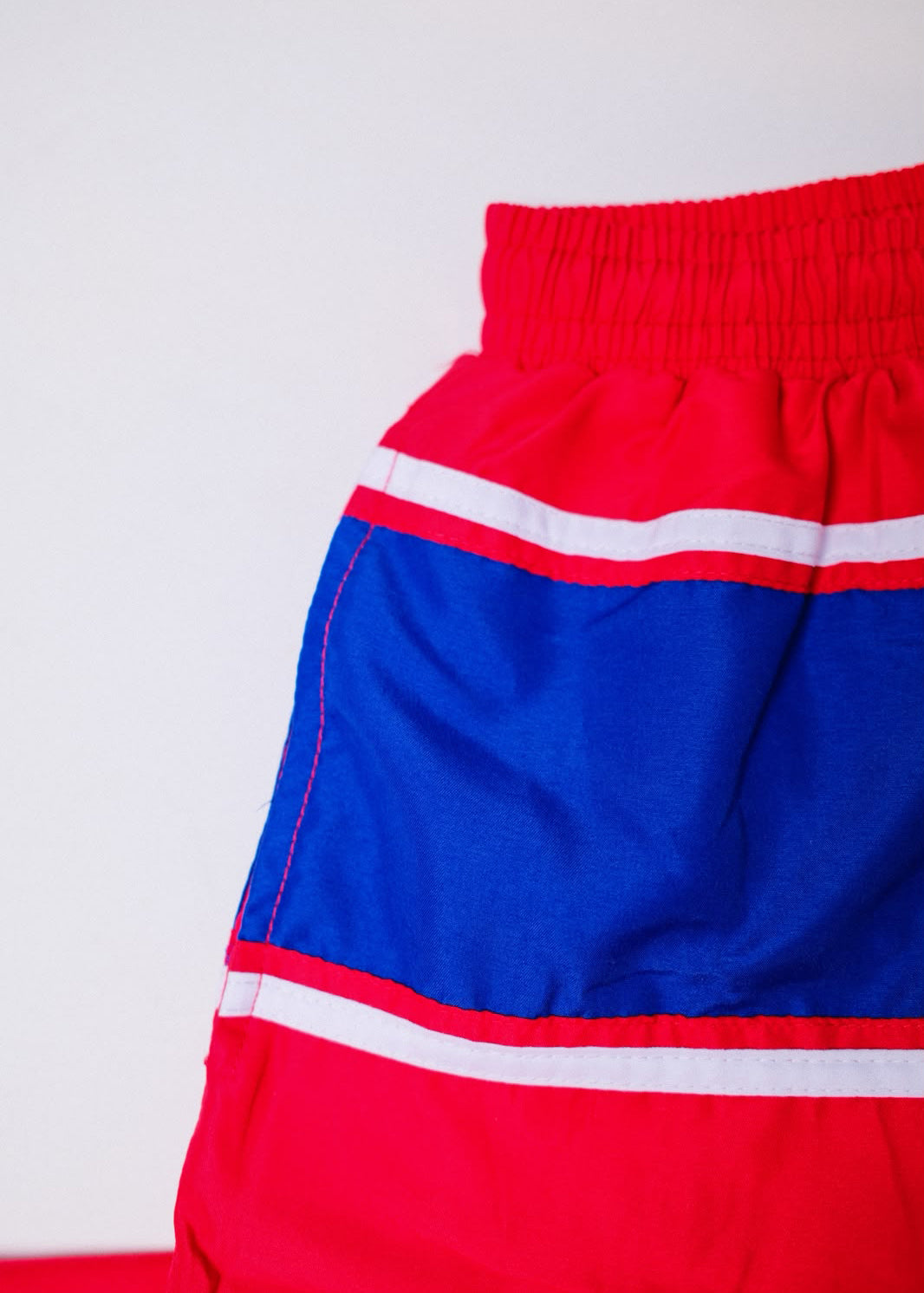 Badehose Rot-Blau