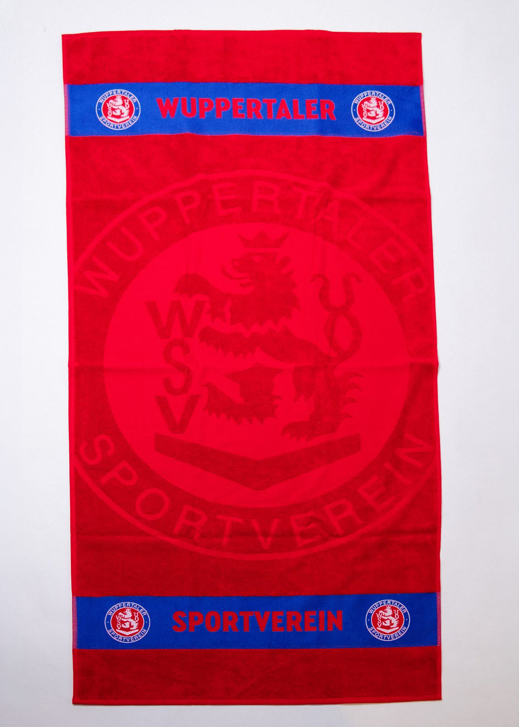 Badetuch Rot-Blau