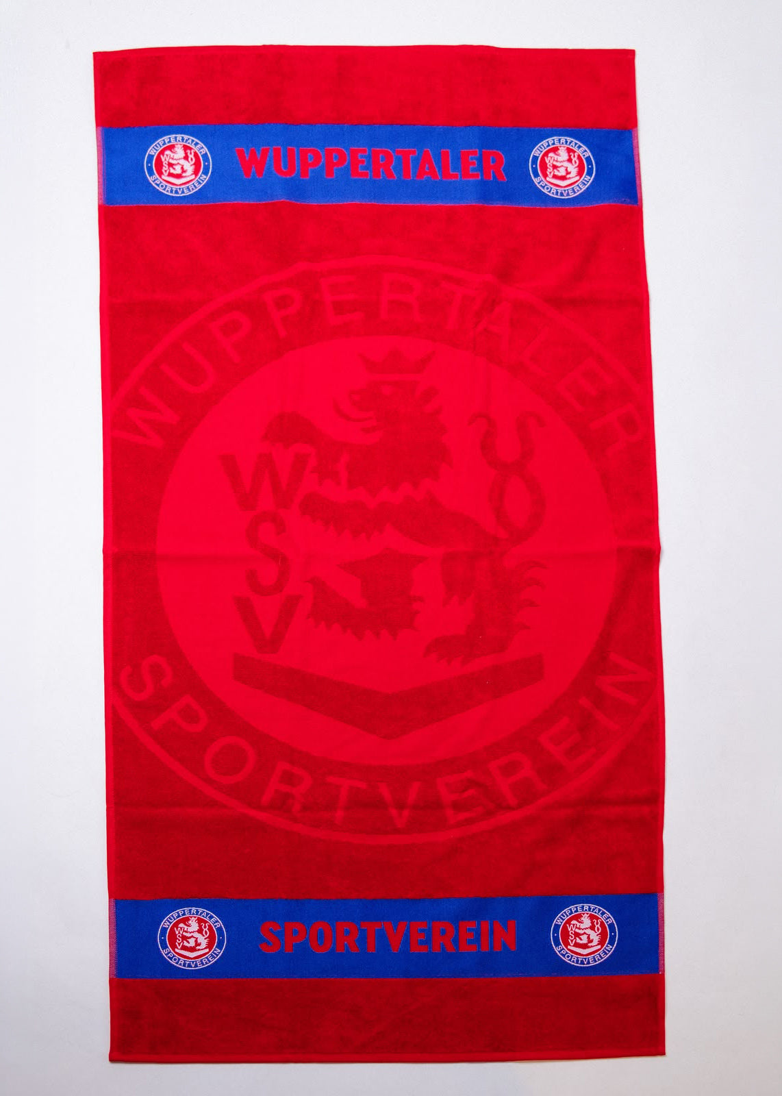 Badetuch Rot-Blau